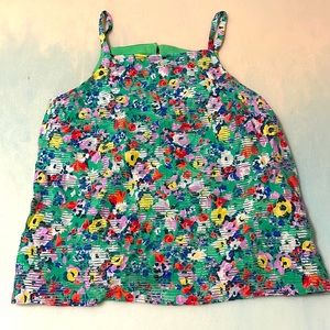 Maeve by Anthropology, size 8, green with floral pattern